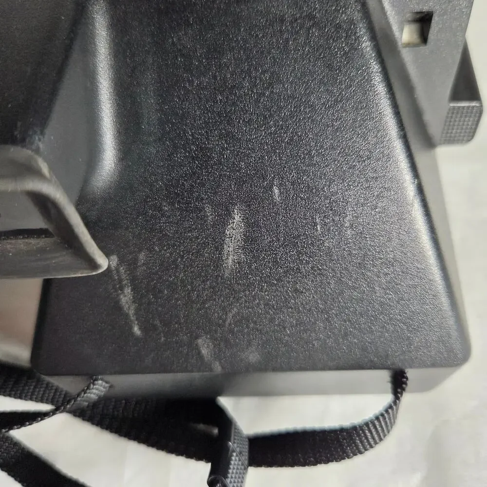 Polaroid Sonar One Step Pronto Land Camera Black Not Tested Pre-owned